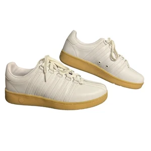 K-Swiss Damenschuhe Größe 10 klassische Court Leder Gummisohle Turnschuhe 97321-137 - Bild 1 von 10