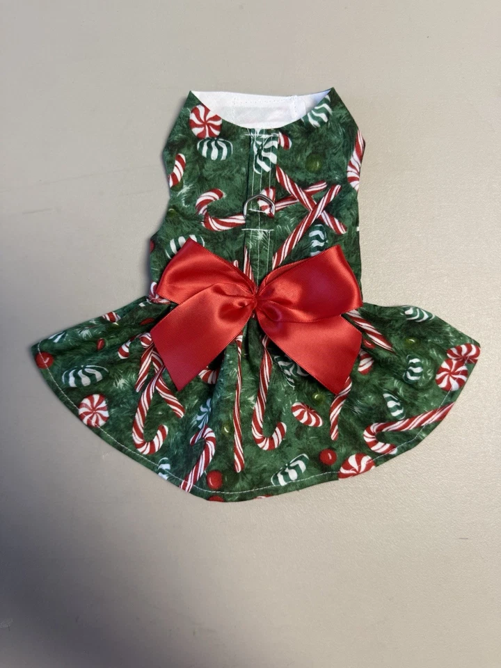 Vestido arnés Navidad perro con lazo talla: 5 Plus XXS Foto 1 de 1