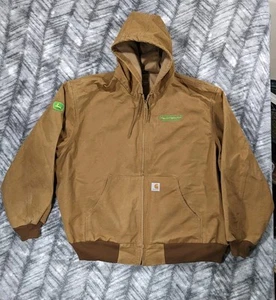 Carhartt USA Helmets to Hardhats Duck Canvas Thermo Jacket J131 John Deere 3XL - Bild 1 von 24