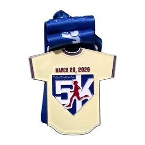 Philadelphia Phillies Charities 5K Run Medal 2020 Citizens Bank Park Jersey - Picture 1 of 13