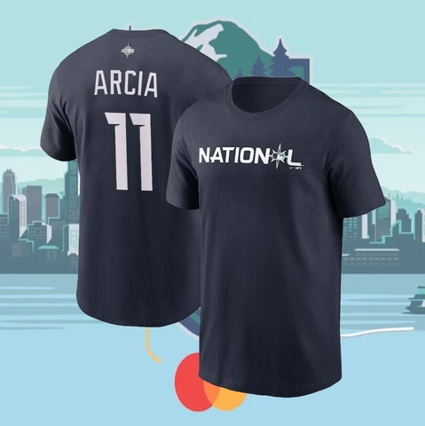 O.Arcia National 2023 All Baseball Game Player Number T-Shirt S-3XL Cover