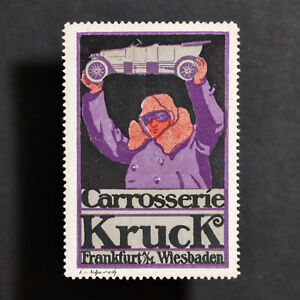 Poster Stamp * GERMANY * Benz Kruck Automobile Frankfurt Car Auto Racing Phaeton