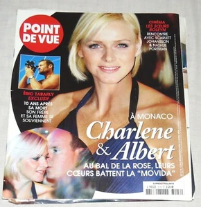 Point de Vue French Magazine 3116 15 Apr 2008 A Monaco Charlene & Albert - Imagen 1 de 1