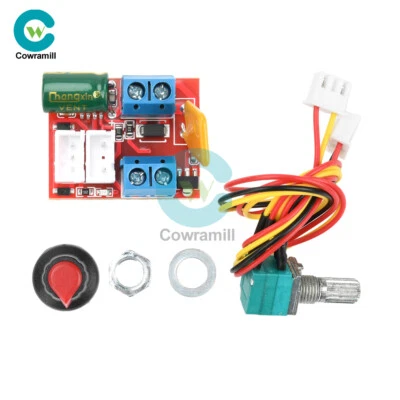 DC Motor PWM Drehzahlregler 3V6V12V24V35V Drehzahlregler Schalter Mini LED Dimmer - Bild 1 von 4