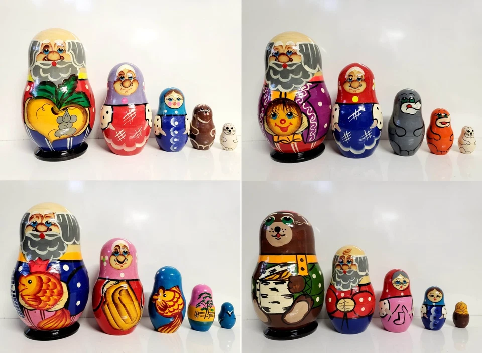 Matrioska Fiaba Varie Матрешка Сказки в ассортименте