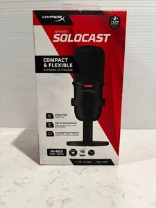 HyperX Solocast USB Condenser Gaming Microphone for PC / PS4 / PS5 / Mac - Photo 1/5