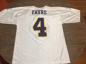 Camiseta Brett Farve Mediana Minnesota Vikings NFL Auténtica Blanca  - Imagen 1 de 5