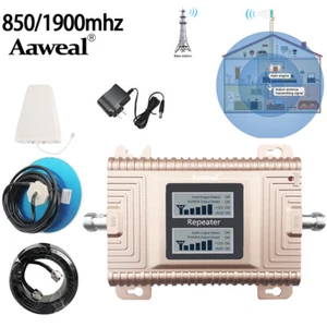 CDMA 850/1900MHz Cell Phone Signal Booster Amplifier Home Mobile Repeater - Picture 1 of 9