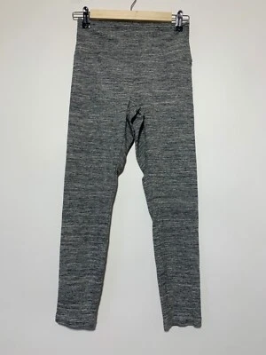 Victoria's Secret Pink Yoga Women Size M Heathered Grey Ribbed Leggings - Image 1 of 4