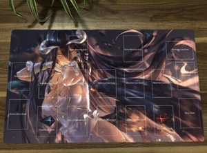 Anime Overlord WVICM Playmat Albedo CCG TCG Mat Trading Card Game Play Mat 011 - Picture 1 of 5