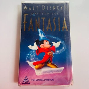 Walt Disney's Masterpiece Fantasia Clamshell VHS 1991 RARE - Picture 1 of 4