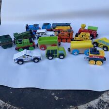 8 Thomas And Freinds Metal Trains, Jadore Wood Police Cars, Various Other Pieces