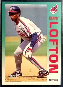 KENNY LOFTON 1992 FLEER UPDATE BASEBALL #U-17 ROOKIE RC INDIANS GUARDIANS - Picture 1 of 2