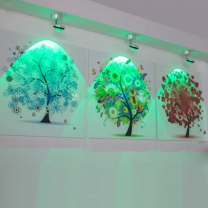3W LED Wall Mount Light Fixture Rotatable Crystal Ceiling Lamp Hotel Corridor - Picture 1 of 10