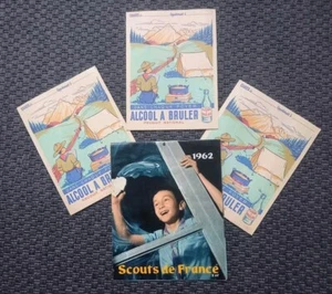 Scouting Lot 3x Notebooks Protects + 1x Calendar 1962 Vintage Collection  - Picture 1 of 12