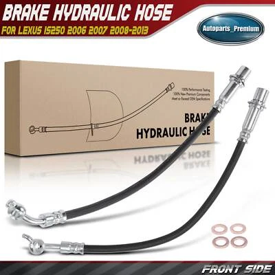 2x Manguera hidráulica de freno delantero izquierdo y pasajero derecho para Lexus IS250 2006-2013 Foto 1 de 4