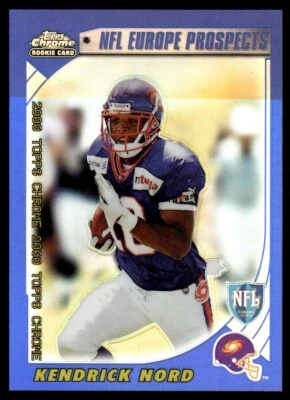 2000 TOPPS CHROME REFRACTOR /150 Kendrick Nord Rookie /150 Frankfurt Galaxy #230 - Image 1 of 2