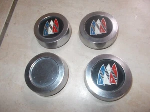 Lot of 4 Vintage Buick Chrome Rally Wheel Caps Original P/N 25507094 Nice - Picture 1 of 14