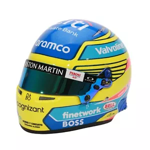 Authentic Collectable Half Scale Mini Helmet Fernando Alonso 2024 Aston Martin - Picture 1 of 7