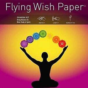 Chakra - Flying Wish Paper, Scrivi It Luce & Orologio Fly, Grande Kit 17.8cm x
