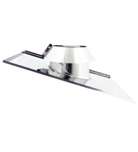 FALDALE INCLINATO 10°-30° DOPPIA PARETE COIBENTATO 10 mm -INOX- STUFE E CAMINI - Foto 1 di 5