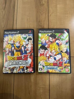 Dragon Ball Z Infinite World & Dragon Ball Z Sparking Meteor PS2 2 set USED - Image 1 of 4