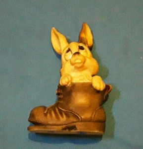 CAPODIMONTE KANINCHEN IM STIEFEL 1987 VON G.ARMANI - SELTEN. - Bild 1 von 6