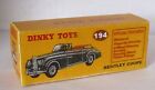 Repro Box Dinky Nr.194 Bentley Coupe