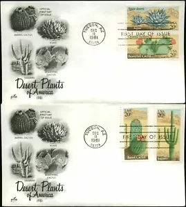 US FDC #1942 - #1945 Set di 2 cachet artigianali Tucson, AZ - Foto 1 di 1