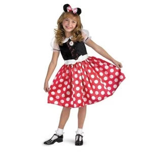 Disney Minnie Mouse Mickey Mouse Clubhouse Halloween Costume New Size Small 4-6X - Picture 1 of 3