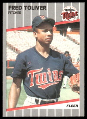 1989 Fleer #126 Fred Toliver Glossy - NM+ - Image 1 of 2