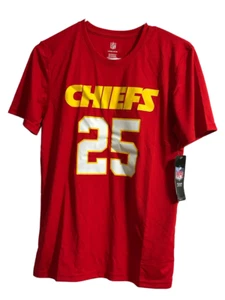 Team Apparel Youth Kansas City Chiefs Charles S/Sleeve T-Shirt, Red, Large 14/16 - Picture 1 of 5