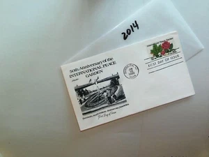 U. S. FDC- 2014 - Int'l Peace Garden - ArtMaster cachet - comb - Picture 1 of 1