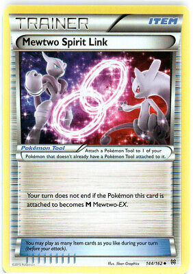 x4 Mewtwo Spirit Link - 144/162 - Uncommon Pokemon XY Breakthrough M/NM English