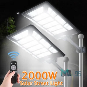 100000000000LM Lampara Solar Luces De Calle LED Con Sensor LED Para Patio Jardin - Picture 1 of 49