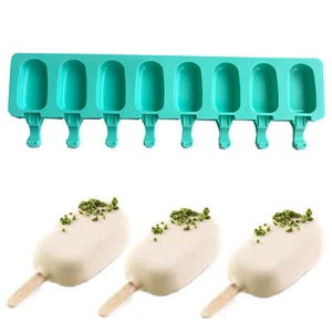 Popsicle Mold Food Grade Diy 8-cavity Home-made Ice Lolly Grinder Non-deforming - Picture 1 of 12