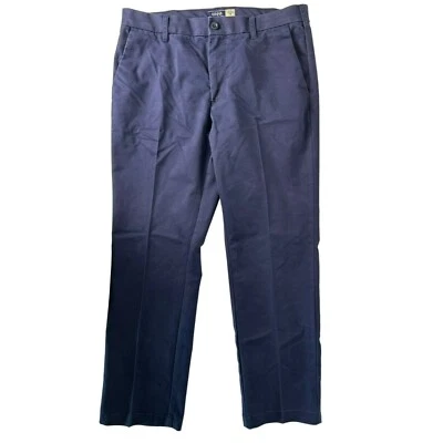 IZOD Chinos Calce Ajustado Para Hombre 34x29 Azul Marino Informal Algodón Foto 1 de 4