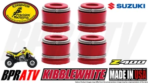 Suzuki LTZ400 LTZ 400 LT-Z Kibblewhite Viton Valve Stem Seals Seal Set of 4 Four - Picture 1 of 24