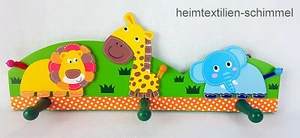 Gancio appendiabiti bambini gancio appendiabiti gancio guardaroba 3D legno zoo animale - Foto 1 di 2