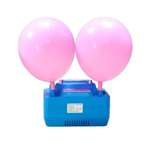 Pompa Palloncino Elettrica Gonfiatore Doppio Foro con Funzione Memoria - Foto 1 di 23