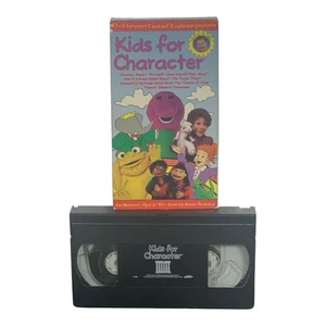 Kids for Character with Booklet Barney Gullah Island Babar Tom Selleck VHS - Bild 1 von 9