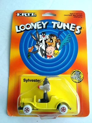 1989 年 ERTL Looney Tunes 西尔维斯特 Sufferin' Succotash! Roadster 压铸汽车 2705 — 第 1/4 张图片