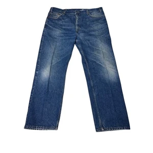 Vintage Y2k Levi's 505 Regular Fit Straight Leg Jeans Herren W42 L30 Stone Wash - Bild 1 von 15