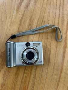 Canon PowerShot A80 Digital Camera 4MP With 512MB Memory Card - Picture 1 of 10