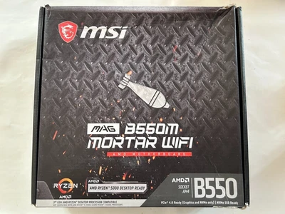 🟢 MSI B550M MORTAR WIFI  M-ATX Socket AM4 AMD per CPU RYZEN 3XXX-4XXX-5XXX - Immagine 1 di 4