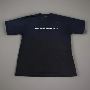 Y2K vintage y tu punto es…? Camiseta Divertida Y2K Broma Humor Eslogan Grande - Imagen 1 de 5