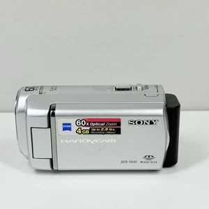 Sony Handycam DCR-SX40 Camcorder 60x Zoom 4GB Internal Memory Tested READ - Picture 1 of 12