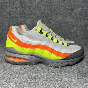 Nike Air Max 95 Shoes Size 6.5Y Gray Orange Volt Neon 905348-019 Sneakers - Picture 1 of 9