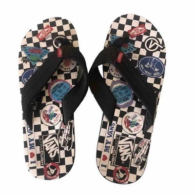 VANS | CHANCLAS TALLA 10 Para hombres Multicolor Genial Usadas en Excelente Condición Raras Foto 1 de 4