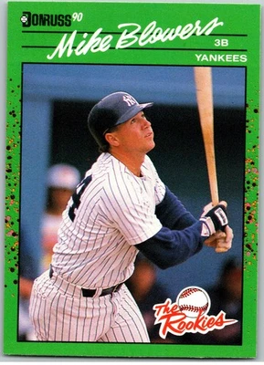 #26 Mike Blowers 1990 Donruss The Rookies New York Yankees - Image 1 of 2